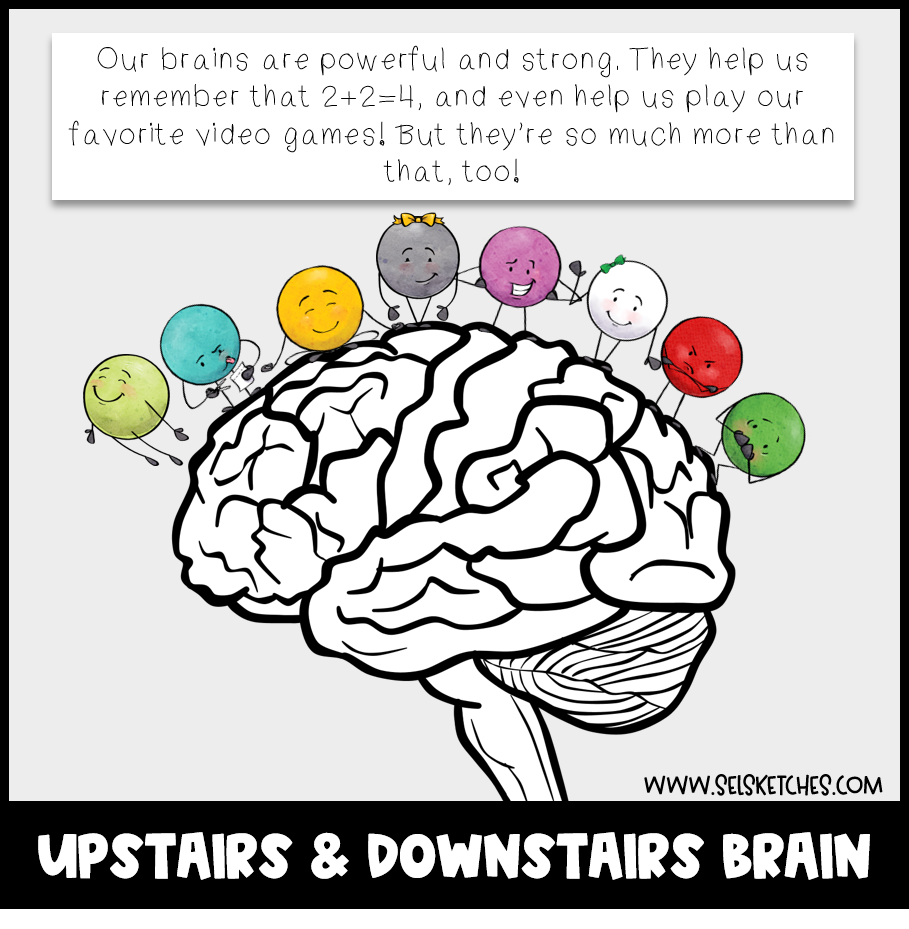 Upstairs and Downstairs Brain – SEL Sketches